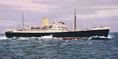 Rangitoto (New Zealand Shipping Co.) 1949
